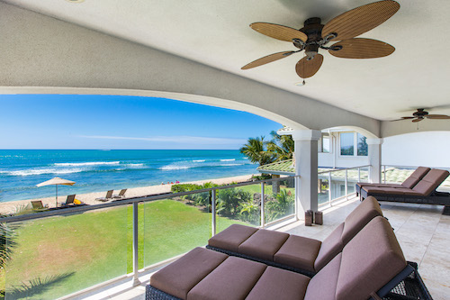 Oahu oceanfront house