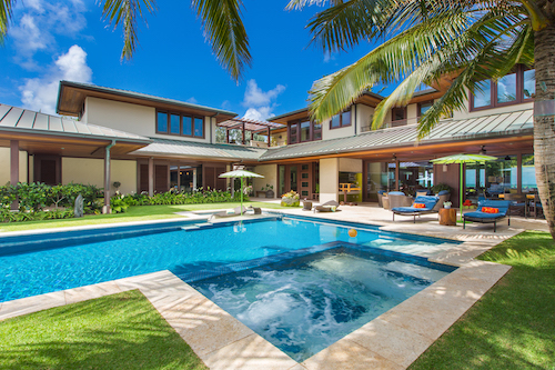 Oahu home with pool